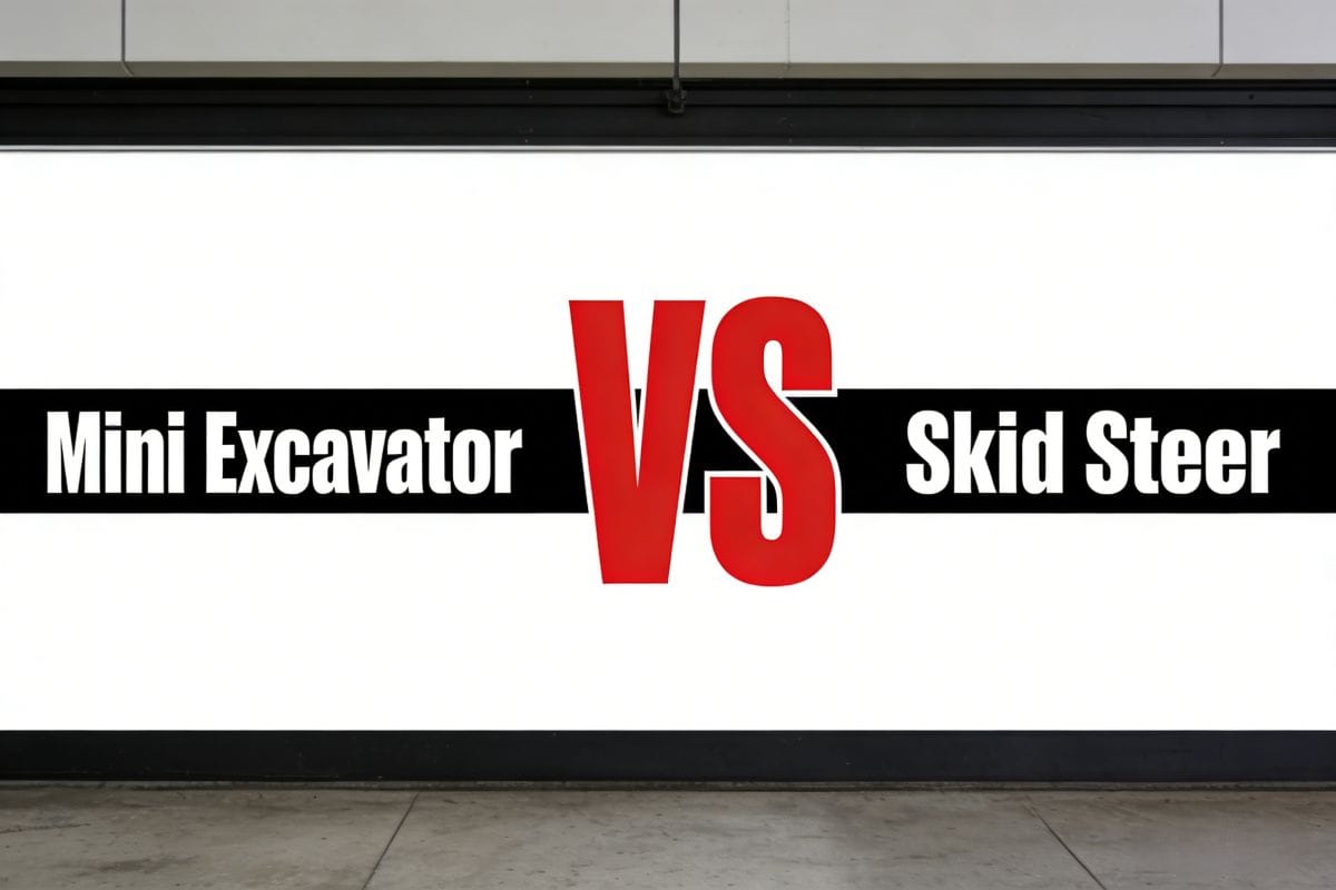 Mini Excavator vs Skid Steer: Which Machine Is Better for Your Project